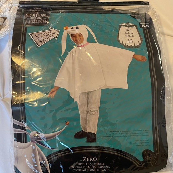 Disney Nightmare Before Christmas Zero Costume - Picture 2 of 5